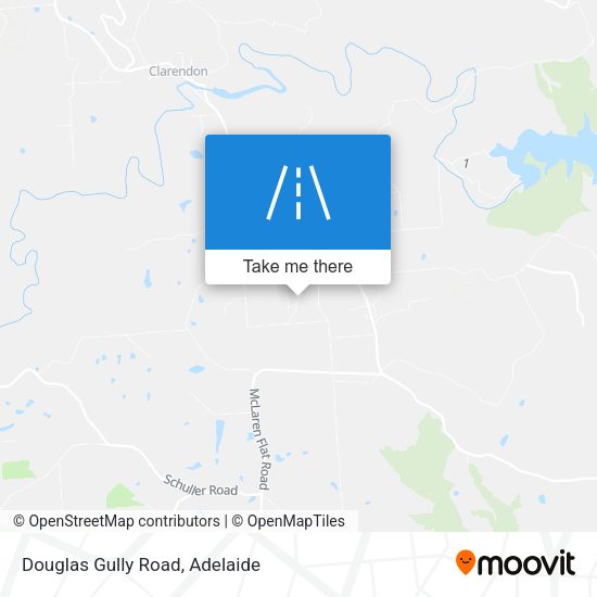 Douglas Gully Road map