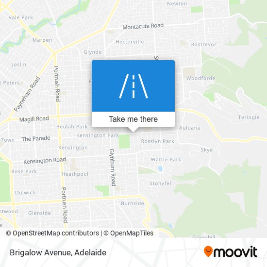 Mapa Brigalow Avenue