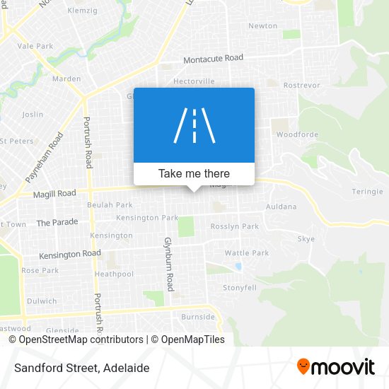 Sandford Street map