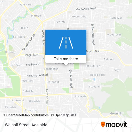 Walsall Street map
