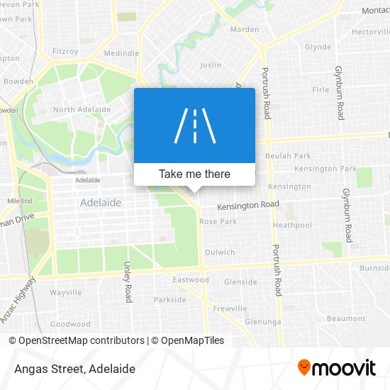 Angas Street map