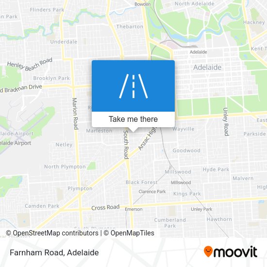 Farnham Road map