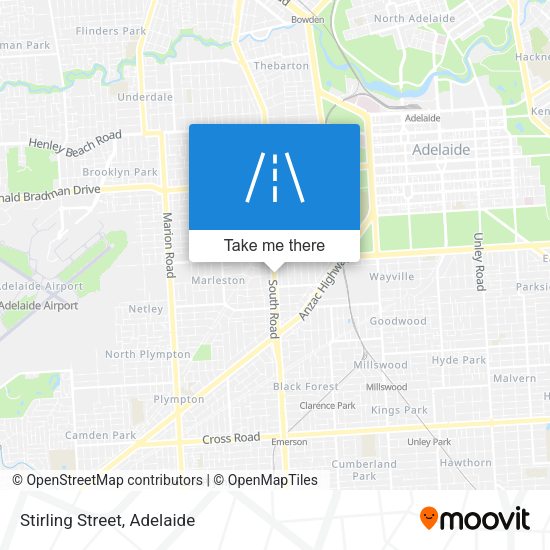 Stirling Street map