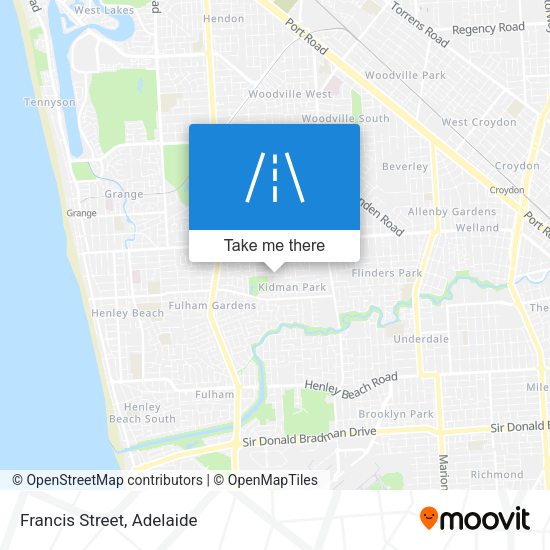 Francis Street map