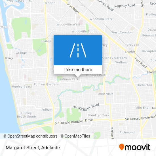 Margaret Street map