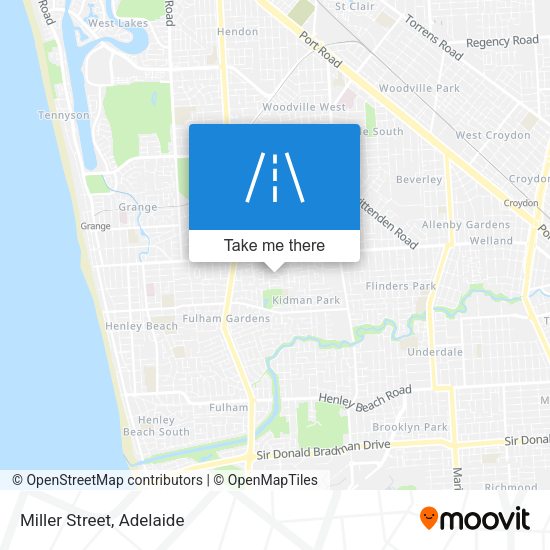 Miller Street map