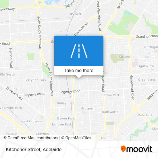 Kitchener Street map