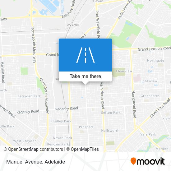 Manuel Avenue map