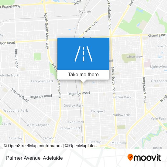 Palmer Avenue map