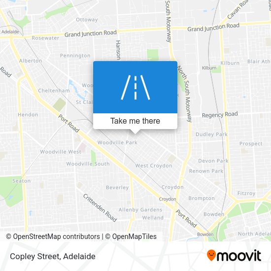 Copley Street map