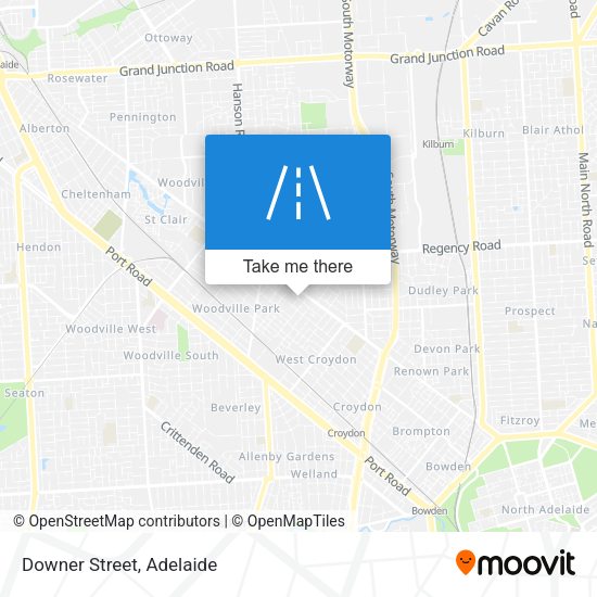 Downer Street map