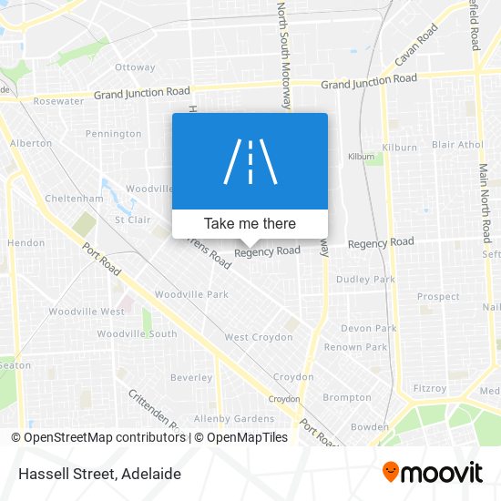 Hassell Street map