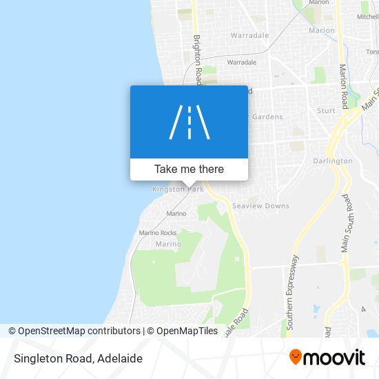 Mapa Singleton Road