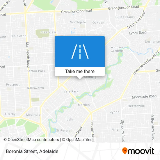 Boronia Street map