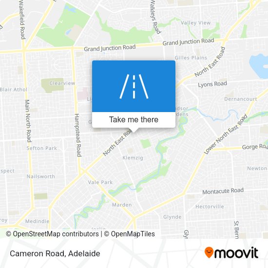 Cameron Road map
