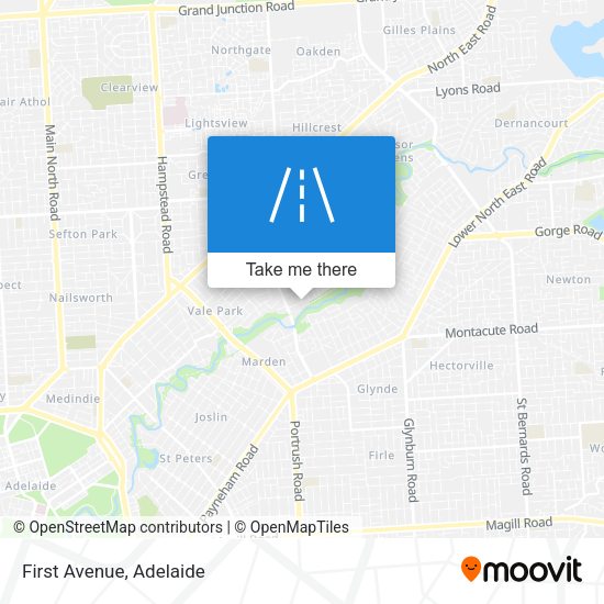 First Avenue map