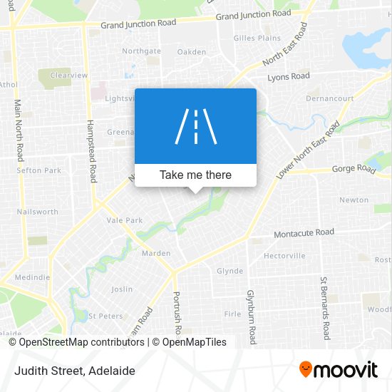Judith Street map