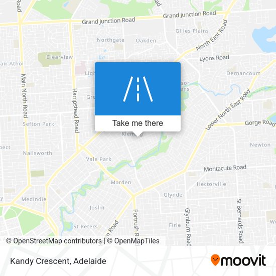 Kandy Crescent map