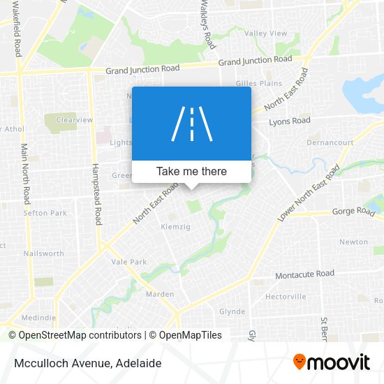 Mcculloch Avenue map