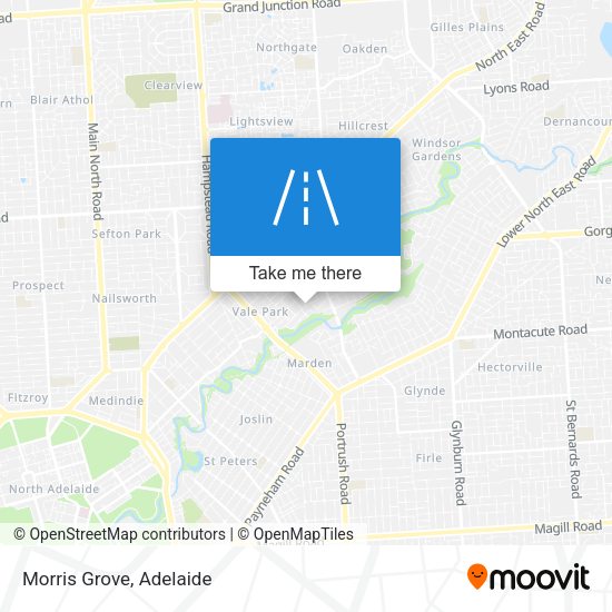 Morris Grove map