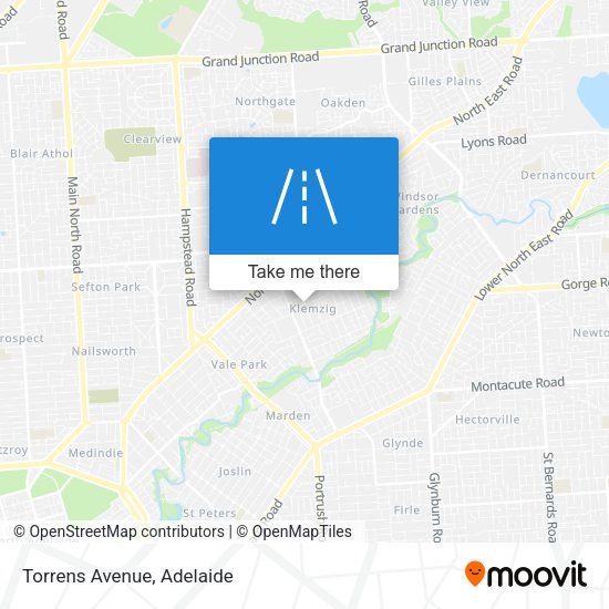 Torrens Avenue map