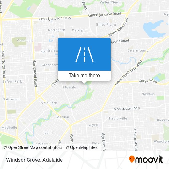Windsor Grove map