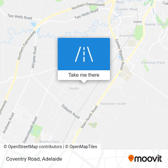 Coventry Road map