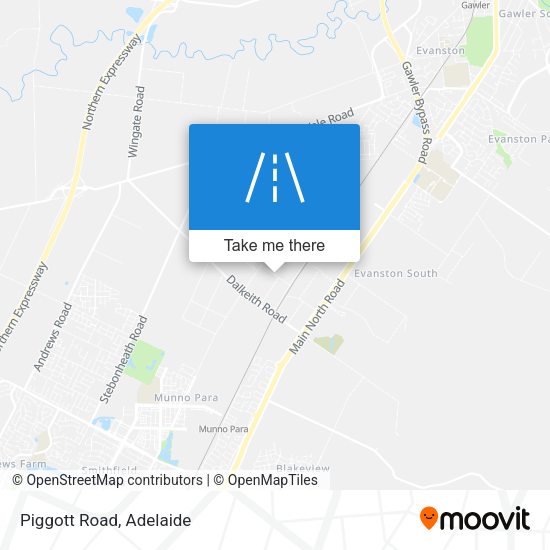 Piggott Road map