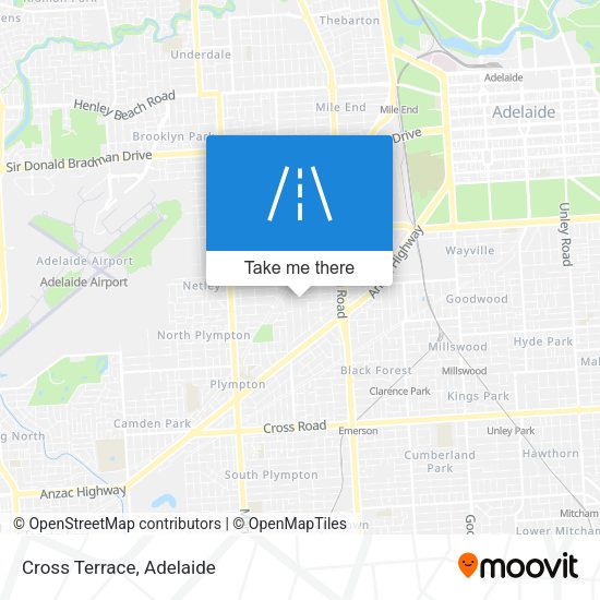 Cross Terrace map