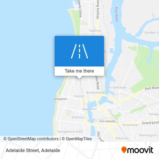 Adelaide Street map
