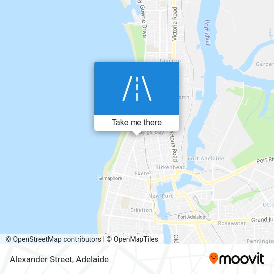 Alexander Street map