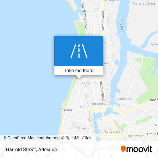 Harrold Street map