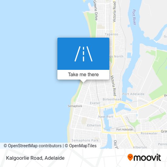 Kalgoorlie Road map
