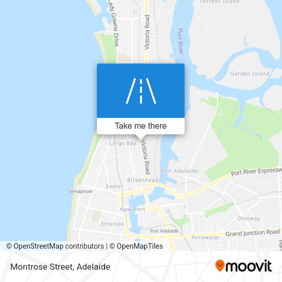 Montrose Street map