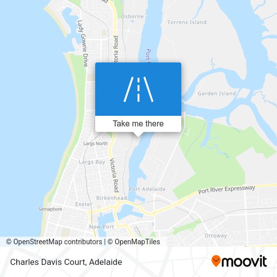 Charles Davis Court map