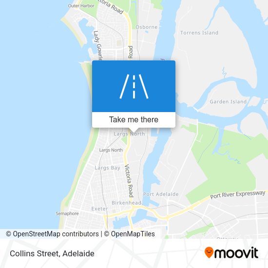 Collins Street map