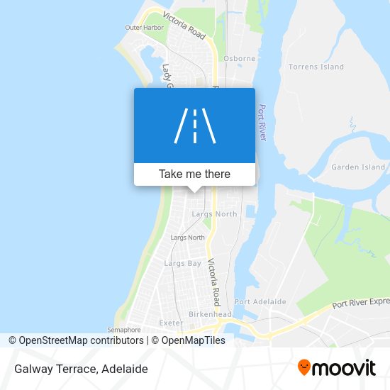 Galway Terrace map
