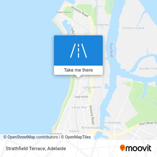 Mapa Strathfield Terrace