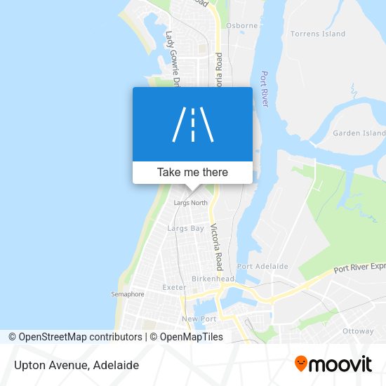 Upton Avenue map