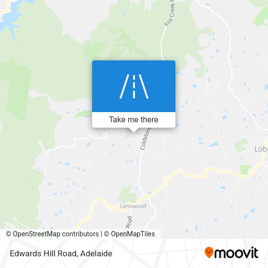 Edwards Hill Road map