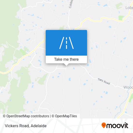 Vickers Road map
