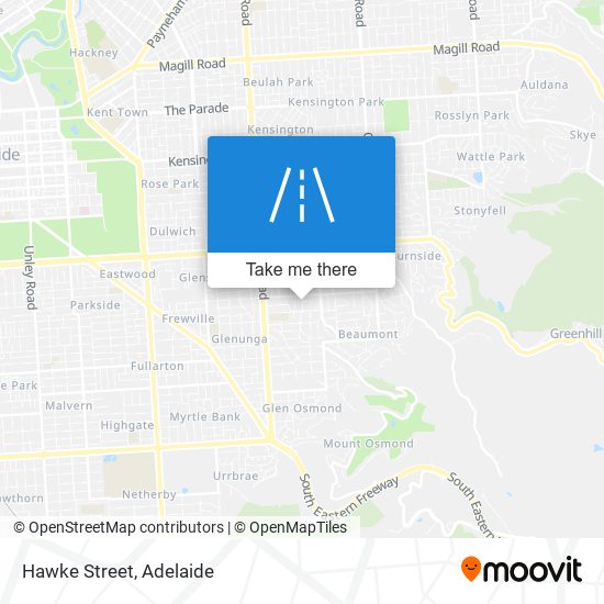 Hawke Street map