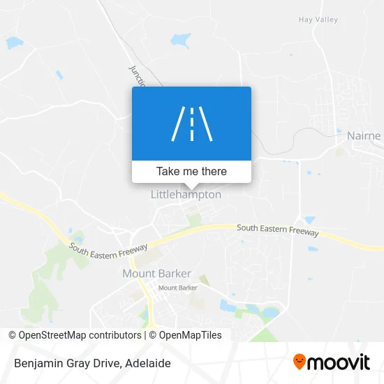 Mapa Benjamin Gray Drive