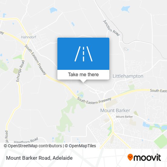 Mapa Mount Barker Road