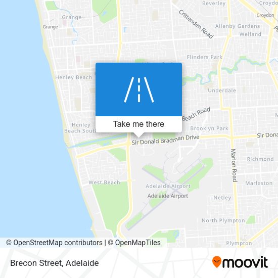 Brecon Street map