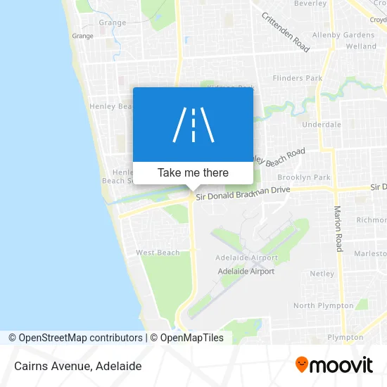 Cairns Avenue map