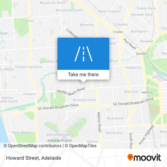 Howard Street map