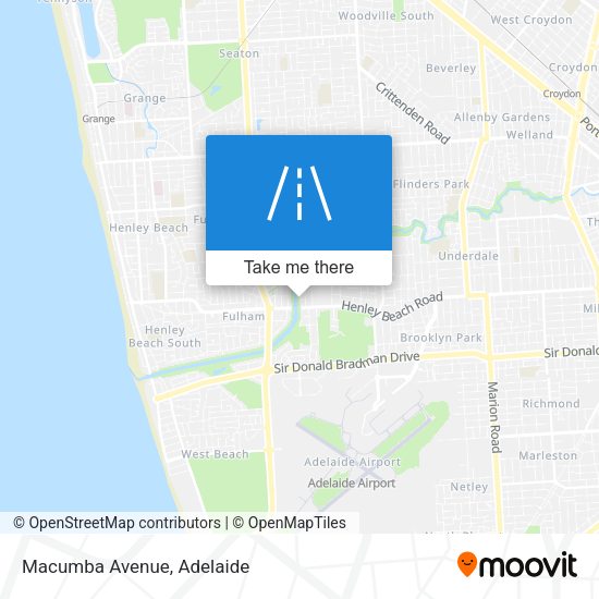Macumba Avenue map
