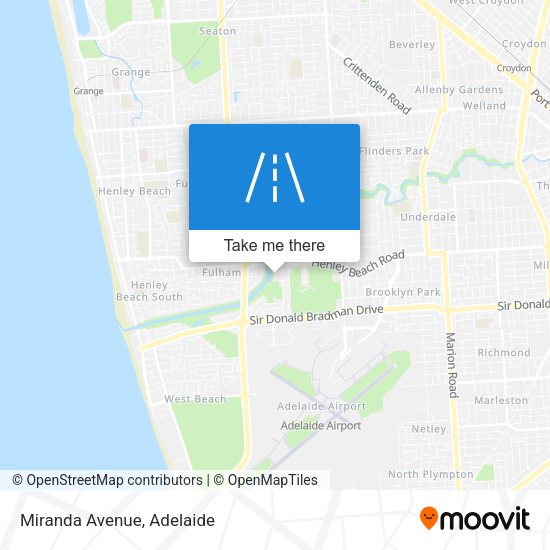 Miranda Avenue map