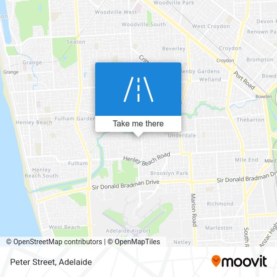 Peter Street map